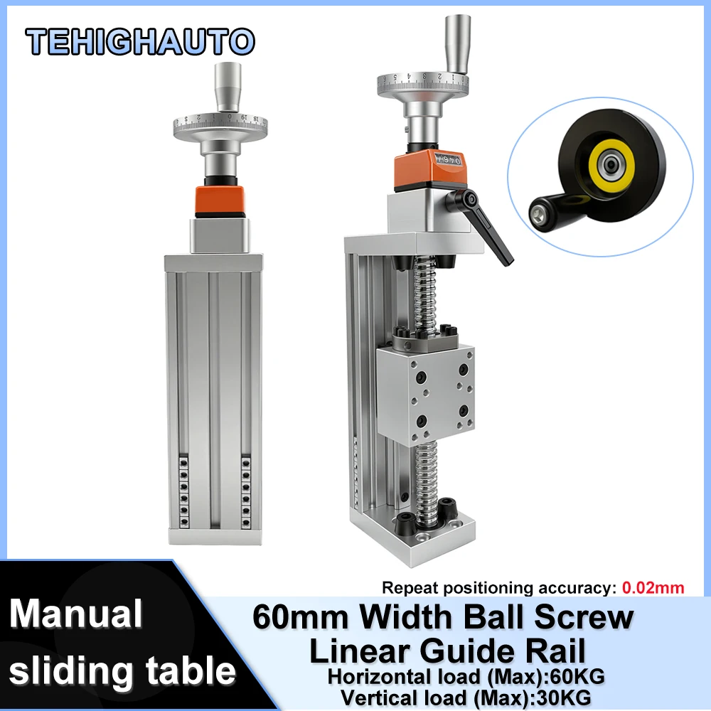 60KG Load Manual Linear Guide  - đánh giá và giá Linear Guide Rail