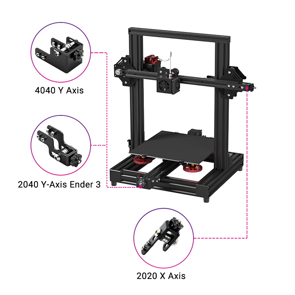 3D Printer Parts Belt Tensione - đánh giá và giá 3D Printing X Axis