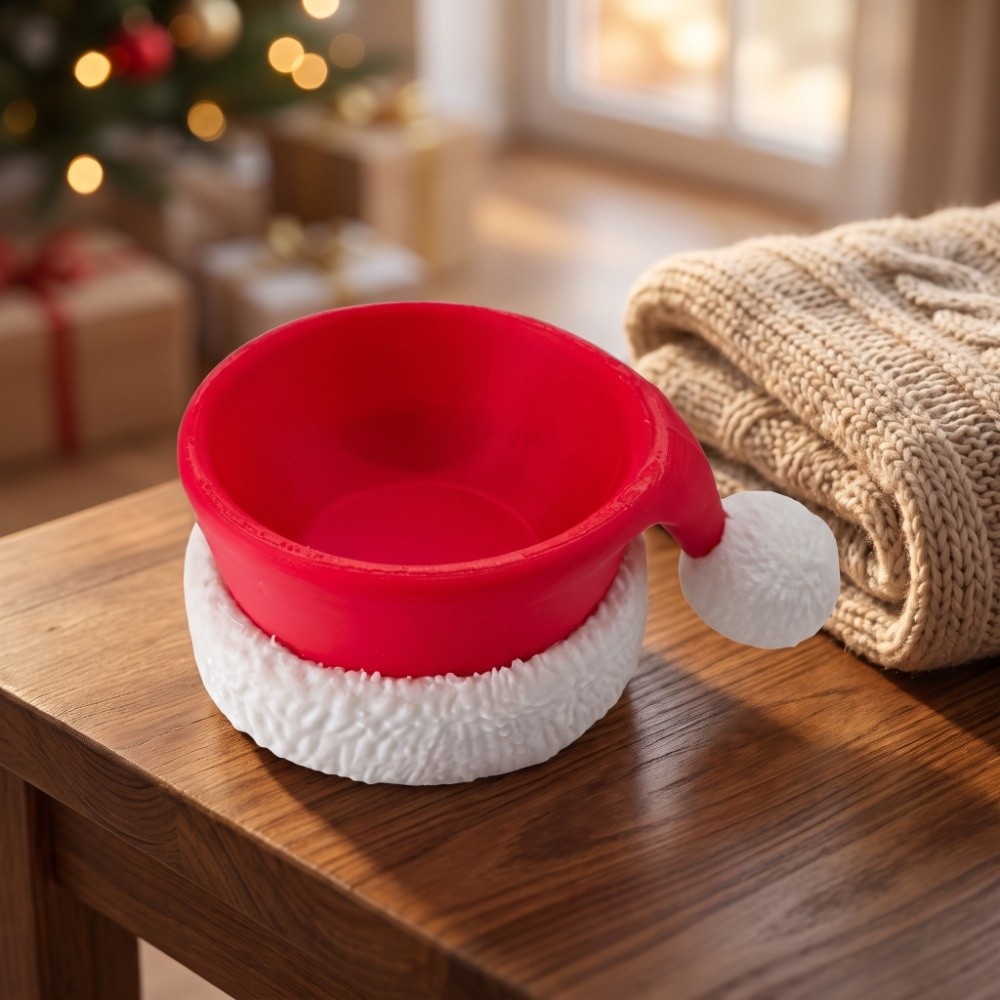 Xmas Christmas Bowl Santa Hat  - đánh giá và giá 3D Printing Table